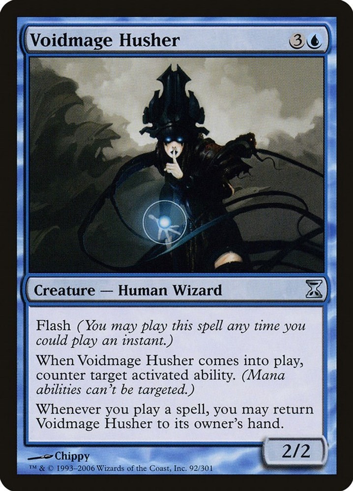 Voidmage Husher #92 (LP) Time Spiral (TSP) MTG