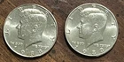 1988 PD Kennedy Half Dollars from mint sets - Two great coins