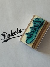 Custom School or Sports Team Name Rubber Stamp perfect for hand stamps 