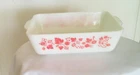 Vintage 1950s Pyrex Pink Gooseberry 1 1/2 Qt. Casserole