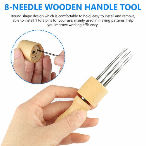 Needle Felting Starter Set Kit Wool Felt Tools Mat DIY Hand Craft Making Supply - Picture 6 of 8