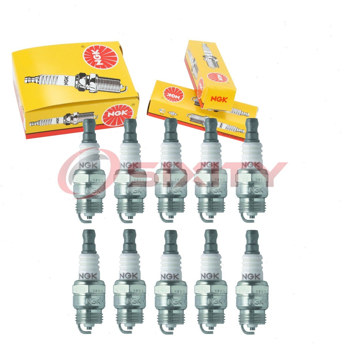 10 pc NGK 6753 BPM6F BLYB Standard Spark Plugs for XST2554DP XST2554 T20MP-U wo