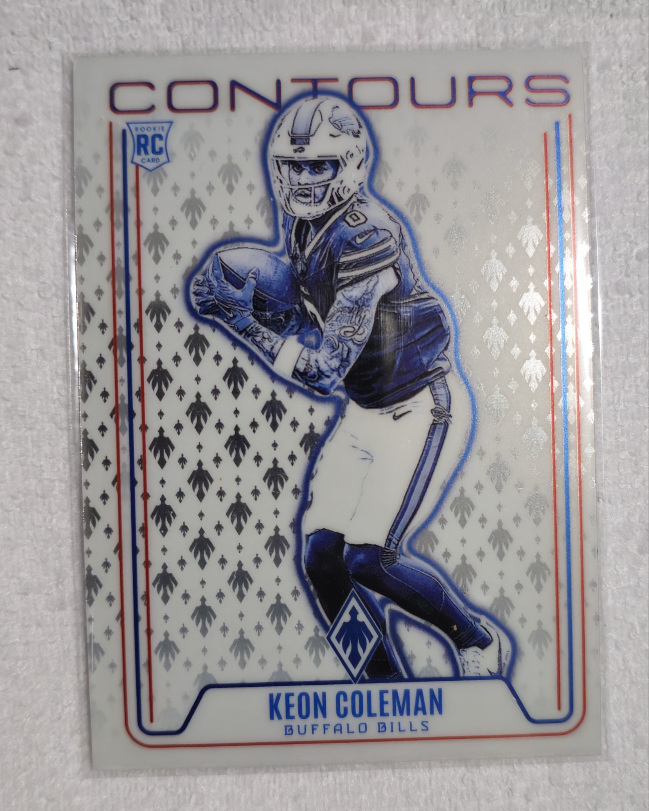 Keon Coleman 2024 Panini Phoenix Contours RC - Bills Rookie