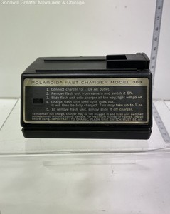 Polaroid Black Model 363 Flash Charger Film Camera Accessory Vintage AC