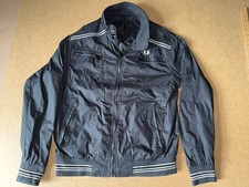 Fred Parry Vintage Y2K Bomber Jacket Windbreaker Large Grey