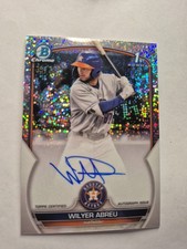 2023 Bowman Chrome WILYER ABREU RC 1st Speckle On Card Rookie Auto /299