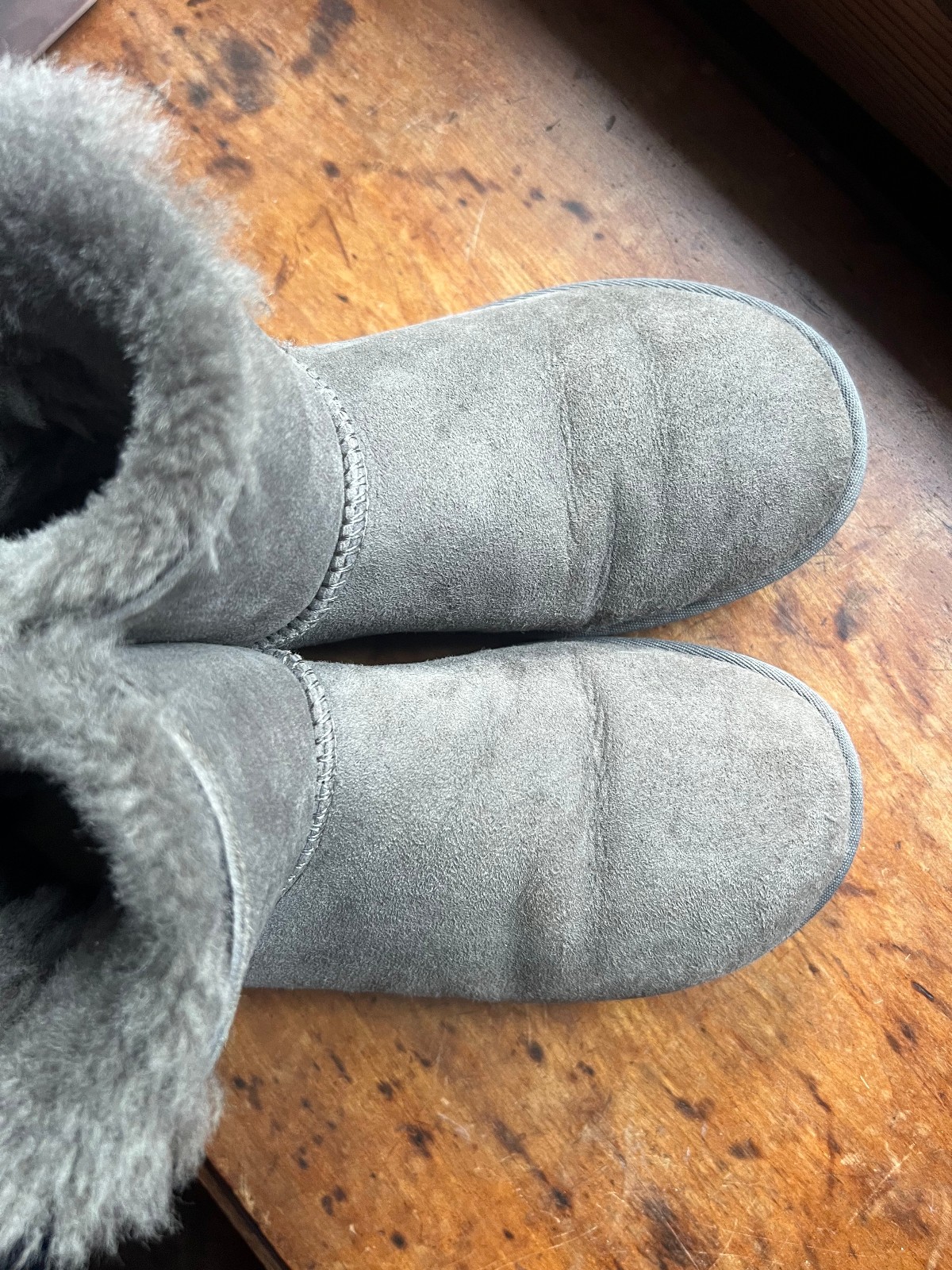 UGG Classic Gray Mini Bailey Button Boot US 8 / E… - image 8