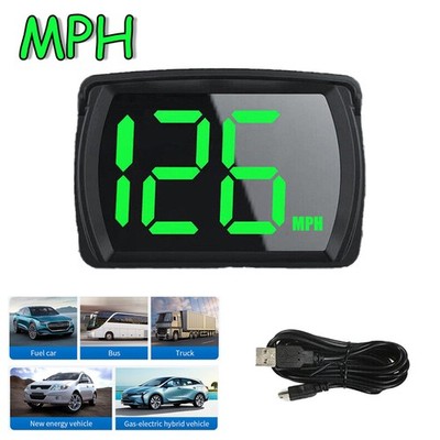 GPS Digital Speedometer MPH Car Truck Motorcycle Head Up Display Odometer HUD