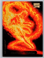 1994 Fleer Marvel Masterpieces Hildebrandt Brothers 52 Human Torch