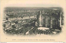 Alte Postkarte - 69 - Lyon - Le Sanctuaire de Fourvière et la Ville - gesehen