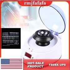 Lab Microcentrifuge Machine PCR Mini Centrifuge 2 Rotors for 0.2/0.5/1.5/2ml USA