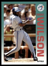 1992 FLEER MOOKIE WILSON #347 TORONTO BLUE JAYS 663