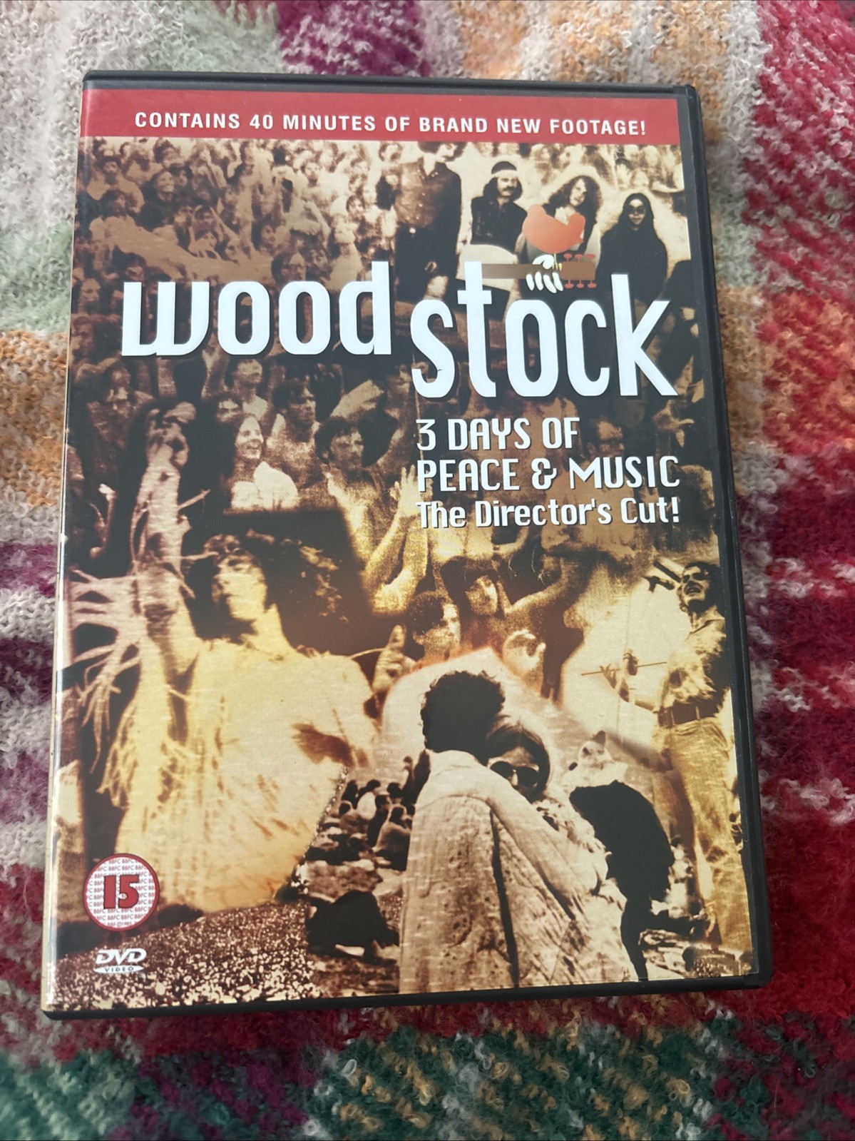 WOODSTOCK 3 days of Peace & Music Director’s Cut DVD Region 2  Jimi Hendrix Joe