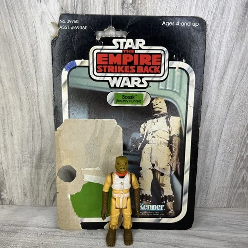 Vintage 1980 Kenner Star Wars The Empire Strikes Back Bossk W/ Card