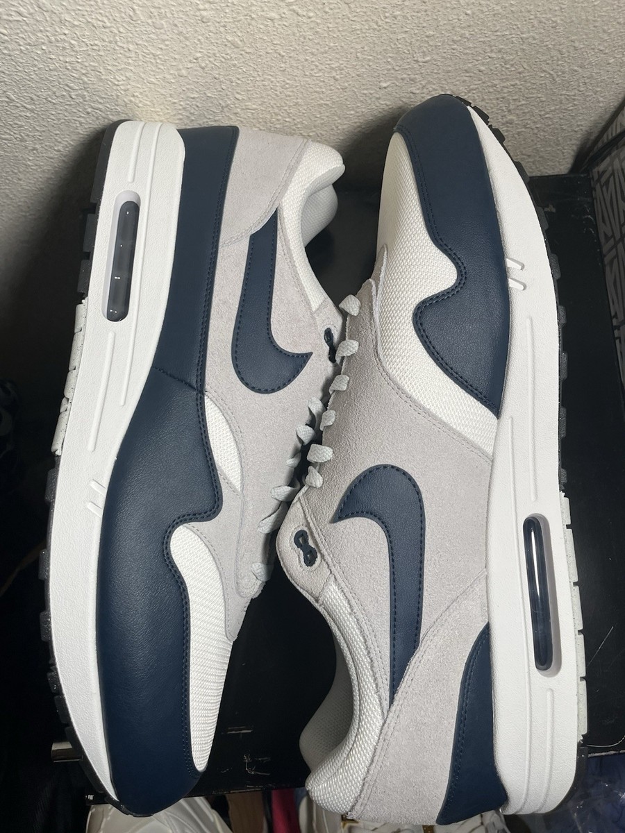 Nike Air Max 1 ESS Summit White Armory Navy Sneakers FZ5808-103