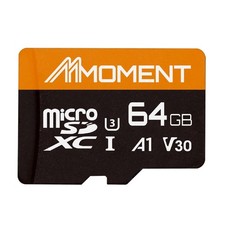MMOMENT 64GB Micro SDXC Card, A1, UHS-I, U3, V30, 64GB, MM13-M-A1,V30