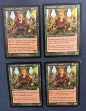 MTG 4X ONSLAUGHT VOICE OF THE WOODS MAGIC THE GATHERING CREATURE RARE GREEN