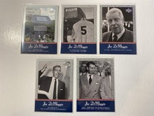 JOE DIMAGGIO yankees LOT (5) dif 2001 UD Pinstripes Exclusives (B-18)