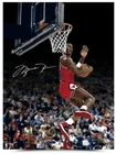 Michael Jordan Autographed "Cradle Dunk" 30 x 40 Photograph UDA LE 123