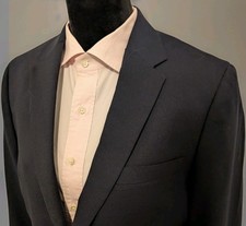 D Uniforms Dior Navy Blue Suit Blazer Sport Jacket 50EU 40US Wool Blend