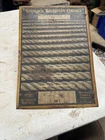 Vintage TOC Whitlock Waterford Cordage Rope Advertising Sign Tin Over Cardboard