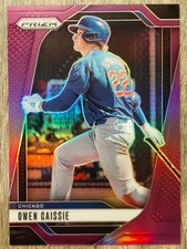 2025 Panini Prizm Owen Caissie #89 Purple Prizm /149