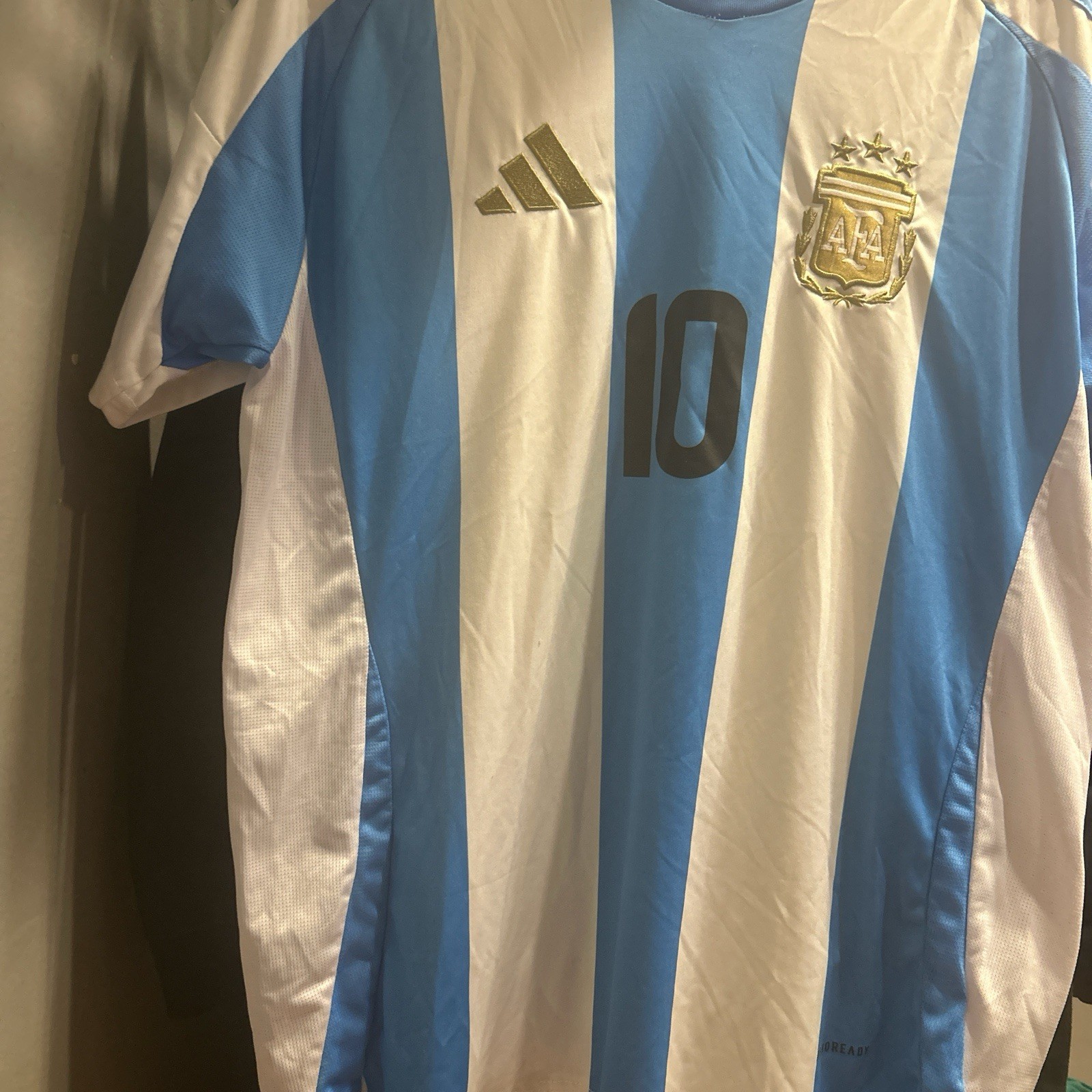 Argentina 2024 Home Jersey- Messi- Size L- Player issue