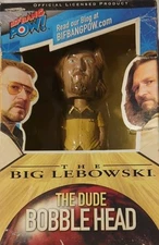 SDCC E Earth Exclusive Big Lebowski THE DUDE Talking Bobble Head *WORN BOX, NEW*