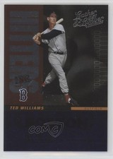 2005 Donruss Leather & Lumber Hitters Inc 1014/2000 Ted Williams #HI-23 HOF nd3