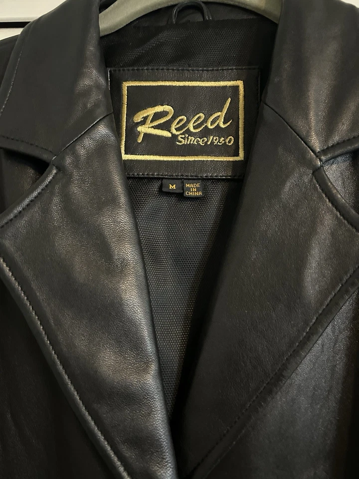 Jaqueta de couro Reed, Reed desde 1950, esta jaqueta está em formato impecável - Imagem 2 de 4