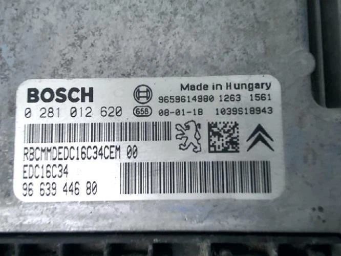 Calculateur CITROEN BERLINGO 1 PHASE 2 00001942QE - Photo 3/4