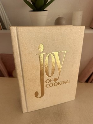 The Joy Of Cooking Cookbook 1977 White Gold Recipes Food Hardback Kitchen