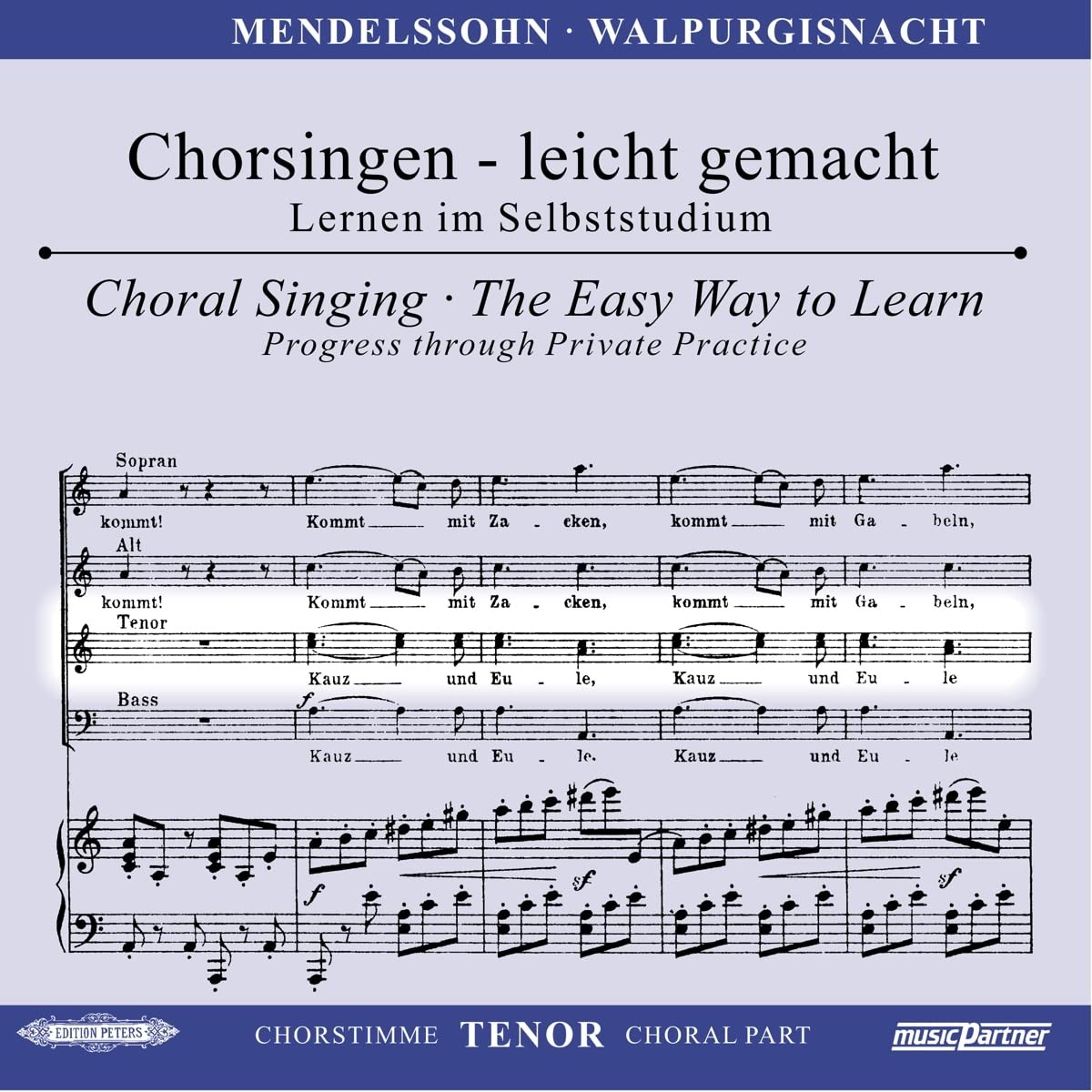 Chorstimme Tenor Walpurgisnacht (CD)