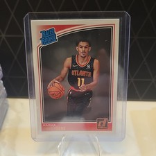 Panini 2018-19 Donruss Rated Rookie Trae Young #198 Atlanta Hawks NBA Card. rookie card picture