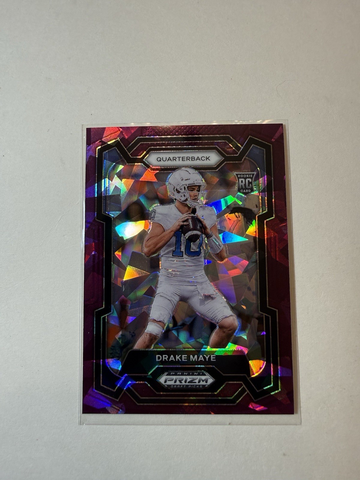 2024 Panini Prizm Draft Picks - Drake Maye #103 Purple Ice Prizm /149 (RC)