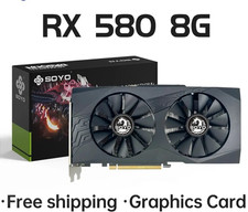AMD Radeon RX 580 8GB GDDR5 2048SP 256Bit PCI-E 3.0 GPU Graphics Card Gaming PC