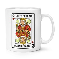 Queen Of Furzt 284Ml Becher Tasse UnhöFlich Farter Mutter Tag Oma Lustiger Witz