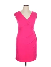 AB Studio Women Pink Cocktail Dress XL