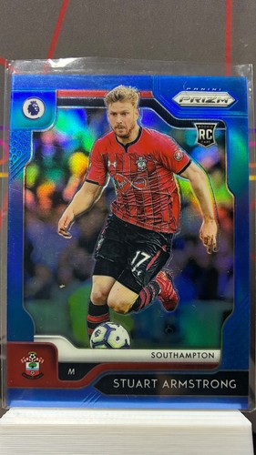 2019-20 Panini Prizm Premier League Stuart Armstrong rc Blue /199 Southampton
