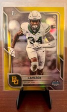 2025 Bowman Chrome U - Josh Cameron #60 Yellow Refractor /350 1st Bowman