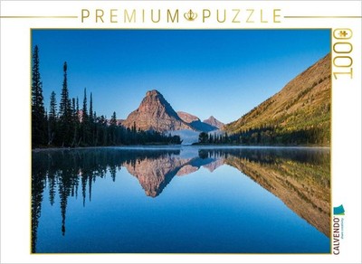 CALVENDO Puzzle Two Medicine Lake mit Sinopah Mountain | 1000 Teile Lege-Größe 6