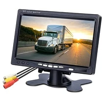  7 inch HD Vehicle Backup Camera Monitor only, Rear View Reverse Color TFT LCD 