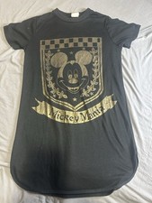 Vintage Disney Mickey Mania T-shirt Dress Graphic Rare Girls Medium 10/12