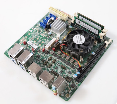 AMI-Aptio DFI BE170 Mini-ITX Motherboard AMD RX-427BB w/ 16GB DDR3 IO Shield