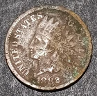 1882 Indian Head Cent Penny Antique U.S.A. One Cent Coin Worn Tough Rough