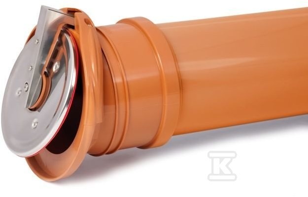 B&Q - 160mm Pvc Plastic Check Flap Ending Waste Valve Self Activating End Drainage Backwater - Image 2