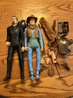 Vintage Marx Johnny West And Sam Cobra Quick Draw Figures Working Condition Rare
