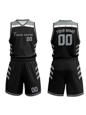 Custom Kids Basketball Uniform Set  Youth Jersey Shorts  Breathable Wicking
