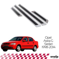 Chrom Einstiegsleisten Schutz Blende 4tlg für Opel Astra G Limousine 1998-2014