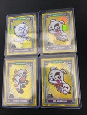 2025 Topps Chrome VeeFriends Lot Of 4, Yellow Refractor, #13,#57,#15,#57